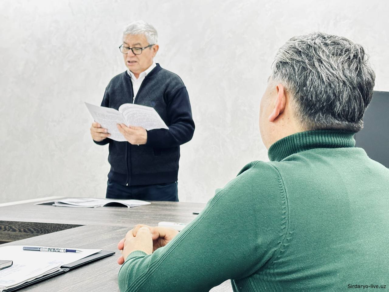 Гулистон шаҳар Қурилиш ва уй-жой коммунал хўжалиги бўлимида матбуот анжумани ўтказилди